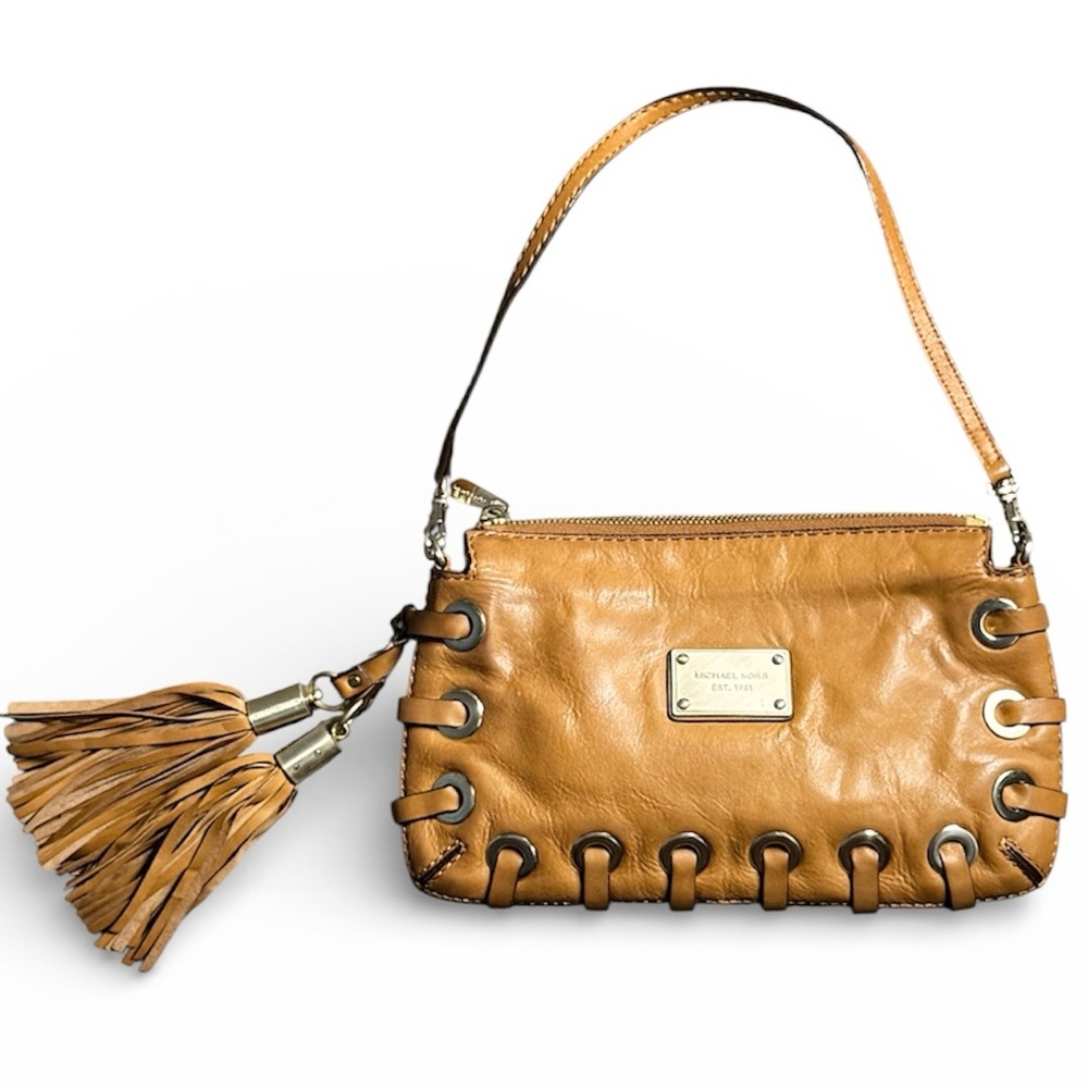 Michael Kors Y2K Astor Grommet Bag with Tassel Accent